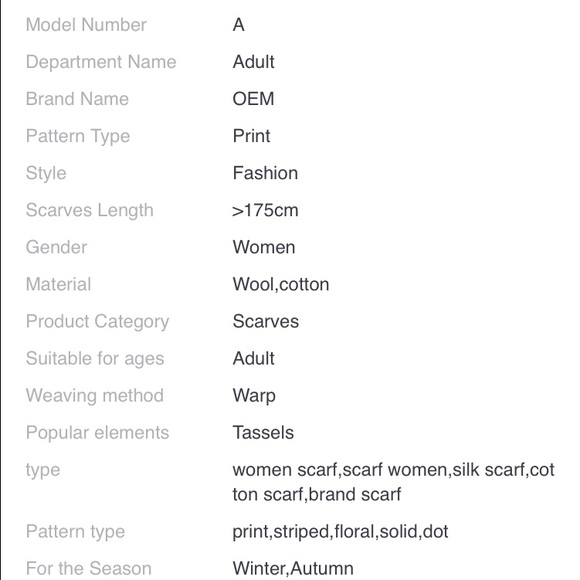 Winter Plaid Scarf - Picture 4 of 4