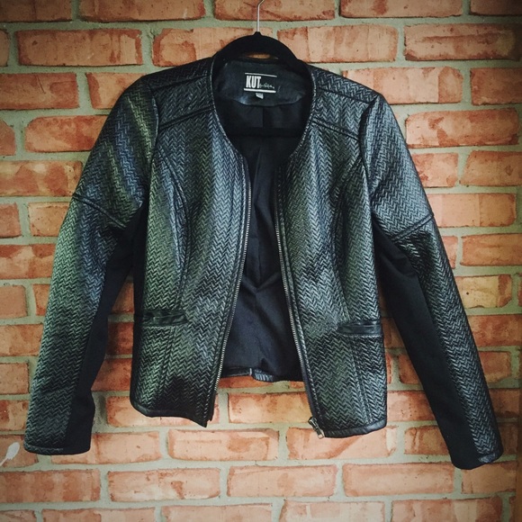 KUT from the Kloth Vegan Leather Jacket