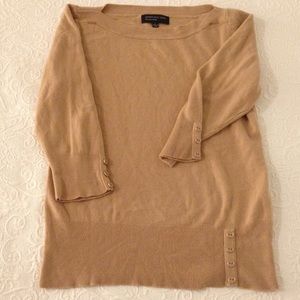 Jones New York 3/4 Sleeve Sweater Knit Top