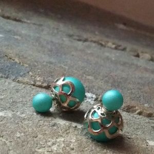 🚫SOLD🚫 on Offerup. Double Sided Earrings