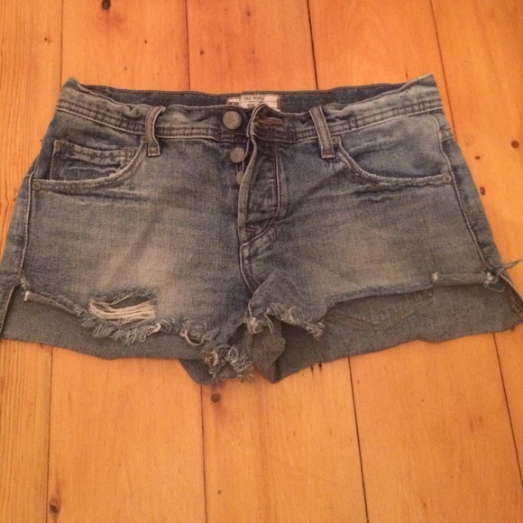 Free People Denim Shorts