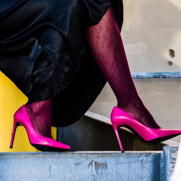 Saint Laurent pink heels size 8 1/2