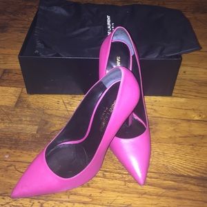 Saint Laurent pink heels size 8 1/2 Saint Laurent pink heels size 8 1/2