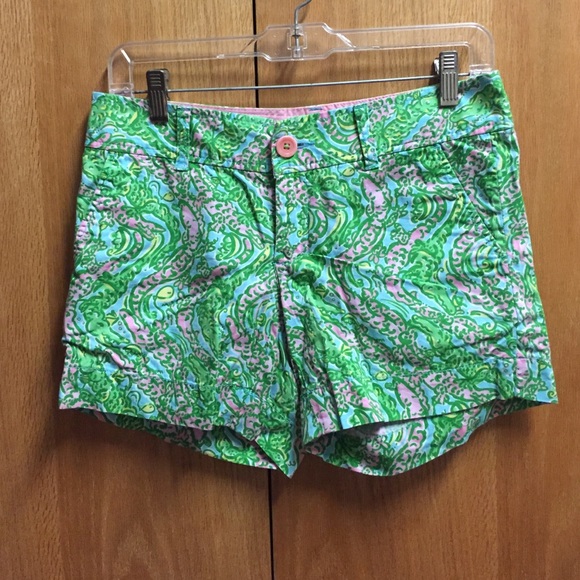 Lilly Pulitzer Alligator Print Shorts