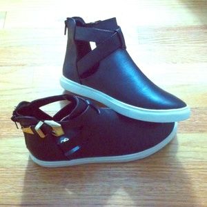 Black Slip-Ons