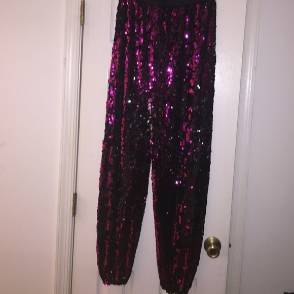 Sequin joggers