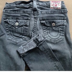 True religion grey wash jeans