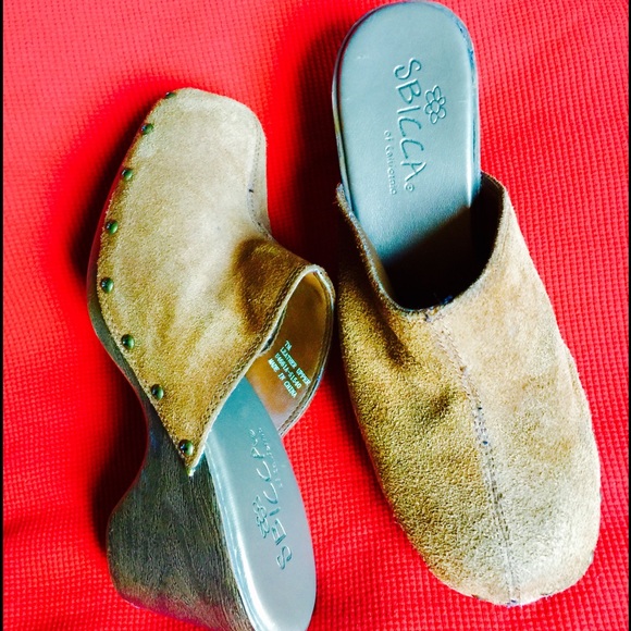 LEATHER SBICCA WEDGES - Picture 2 of 4