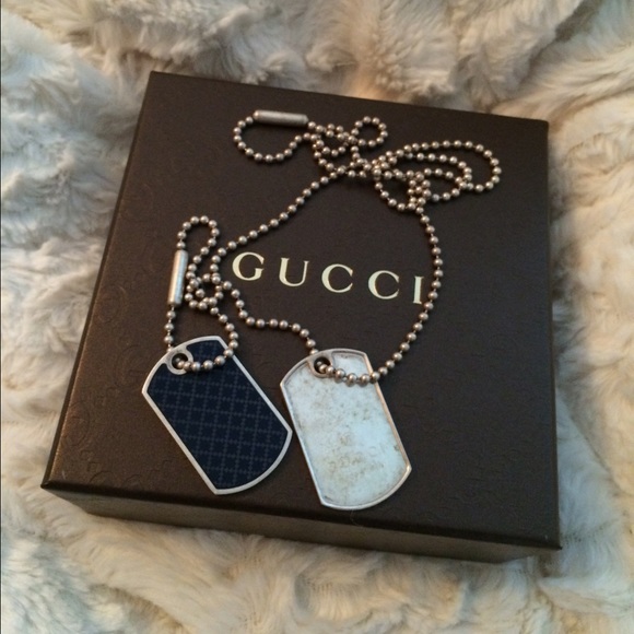 Gucci dog tags