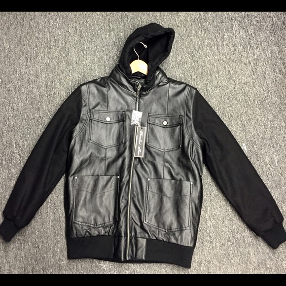 PU Leather Jacket for Men's