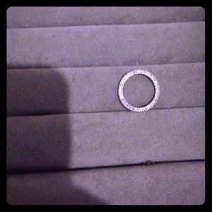 Diamond circle pendant