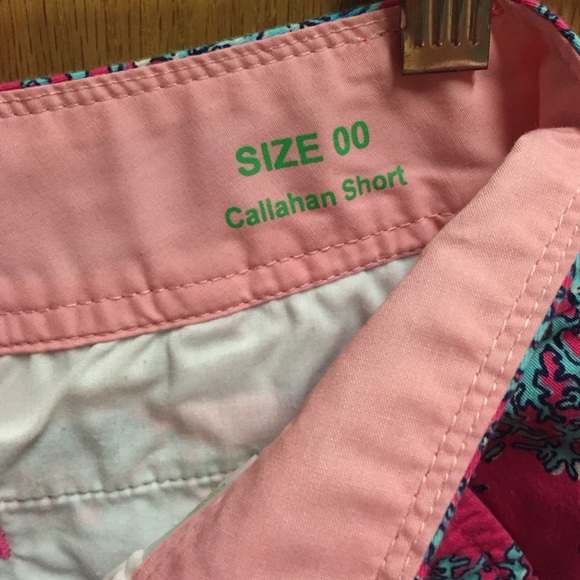 Coral Print Chino Shorts - Picture 2 of 2