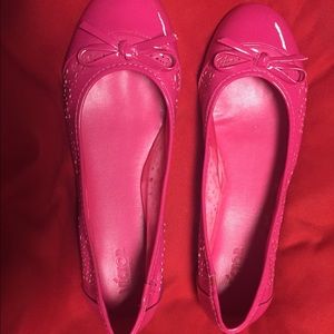 Bow flats pink never used