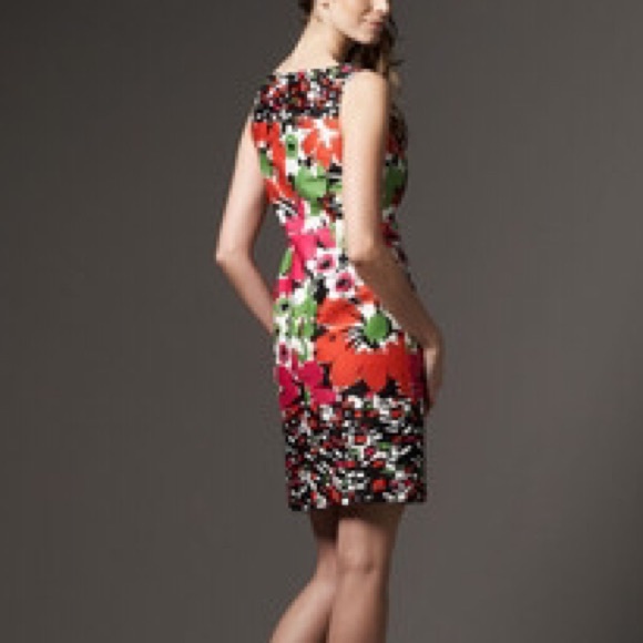 David Meister Bold Pattern Designer Dress - Picture 3 of 3