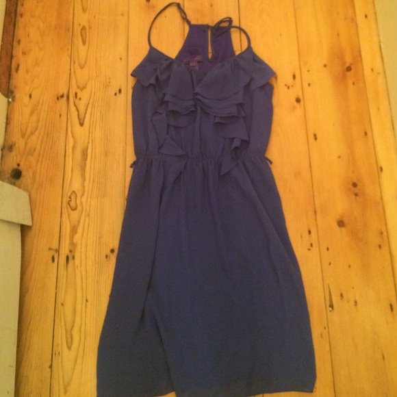 Royal Blue Ruffle Dress