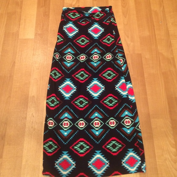 Aztec Maxi Skirt - Picture 1 of 1