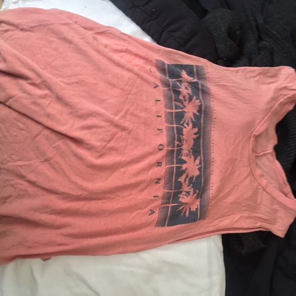 California palm tree muscle tee