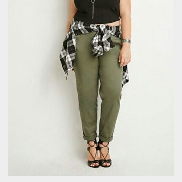 Olive Chino pants