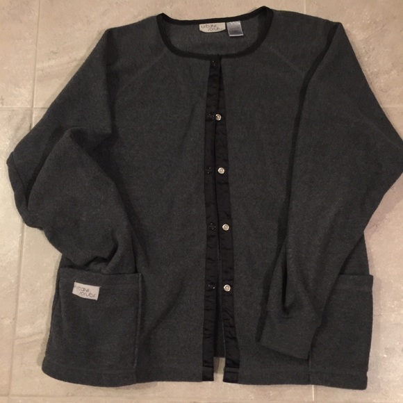 Urbane fleece scrub jacket