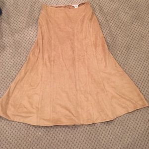 💖Suede maxi skirt