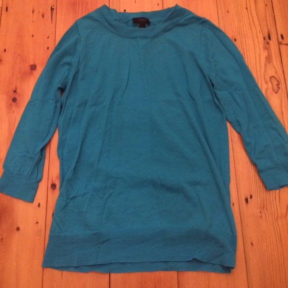 Turquoise J. Crew Tippi Sweater