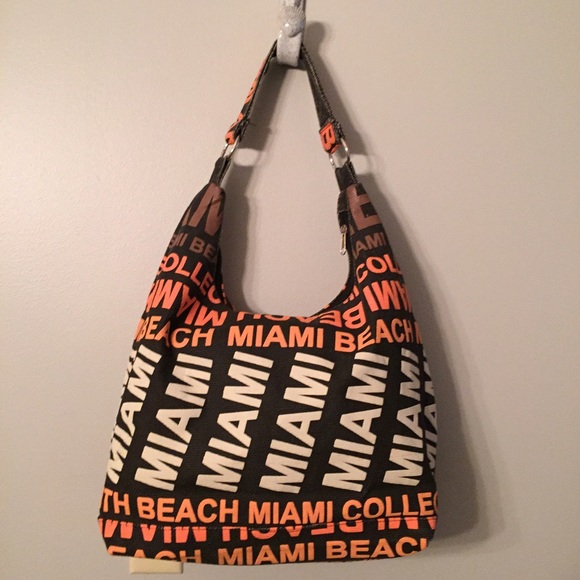 Miami Beach Handbags - Miami Beach Large Handbag/Hobos