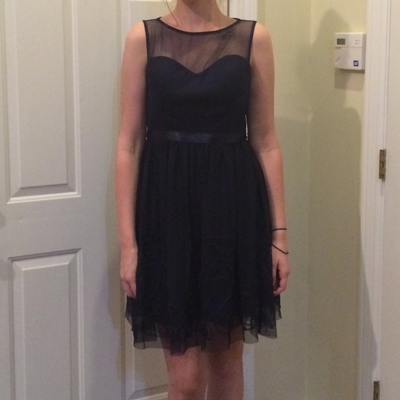 Navy tulle dress - Picture 1 of 3