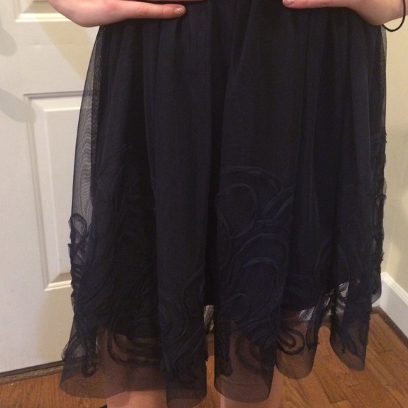 Navy tulle dress - Picture 2 of 3