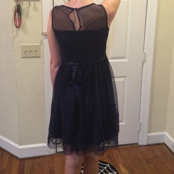 Navy tulle dress - Picture 3 of 3