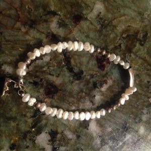 Mignon faget freshwater pearl bracelet.