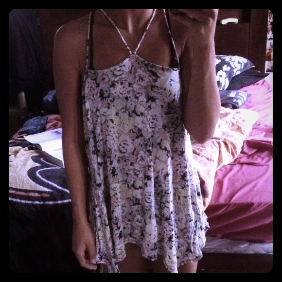 urban outfitters floral tunic