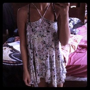 urban outfitters floral tunic
