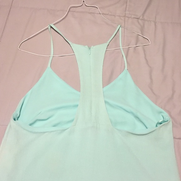 Gorgeous Mint/Aqua dress with slits up the sides. - Picture 2 of 4