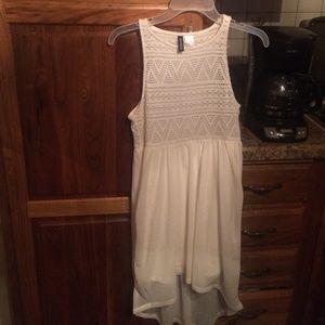H&M Aztec Cream High Low dress