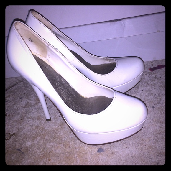 White pumps