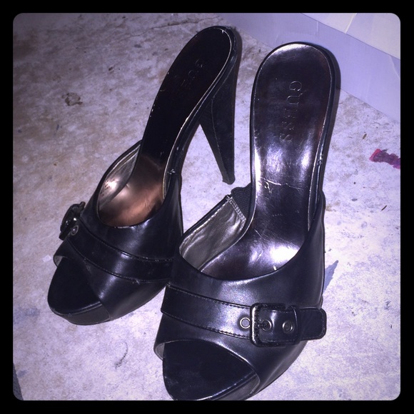 Black Guess Heels