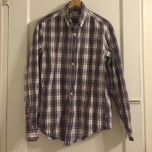 J crew men's Oxford button up.