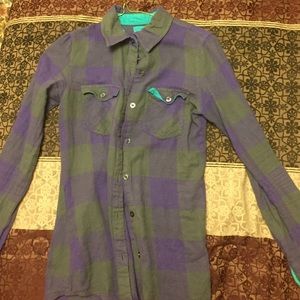 Purple plaid flannel💜