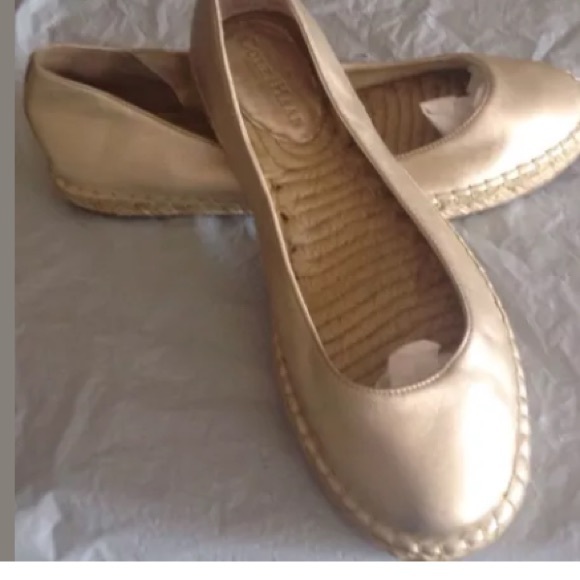 Cole Haan Gold ballet flats
