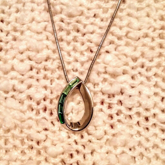 Lia Sophia Emerald Green Necklace