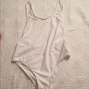 Swim - white one piece bathing suit Swim - white one piece bathing suit