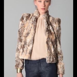 Alice + Olivia Faux Fur Jacket