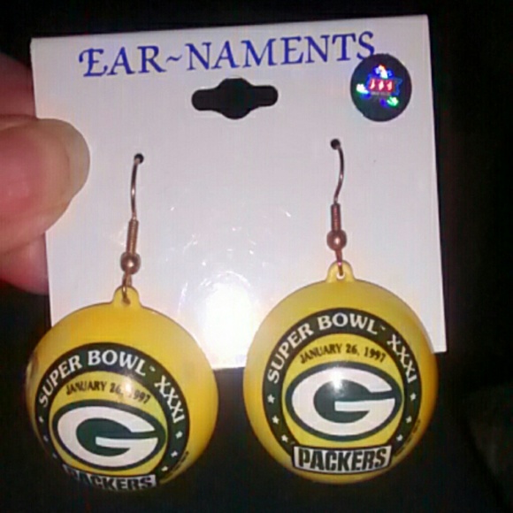 Green Bay Packers earrings