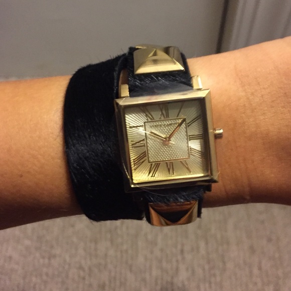 Vince Camuto Double-Wrap Strap Watch - Picture 2 of 4