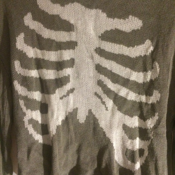 Grey Rib Cropped Sweater - Picture 2 of 4