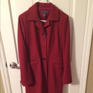 Banana Republic Red, Long Pea Coat