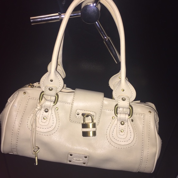 Cream / off white colored purse like new
