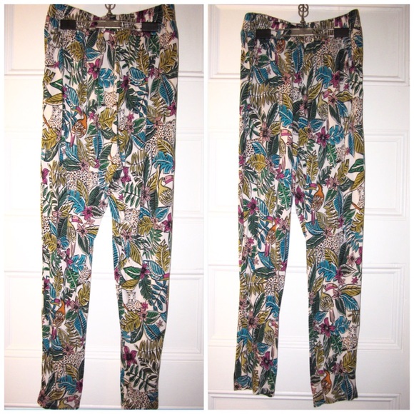 H&M Pants - 🚫SOLD LOCALLY🚫 NWOT H&M tropical lounge pants