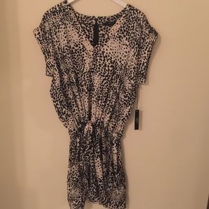 Sleek and sexy cheetah silk romper