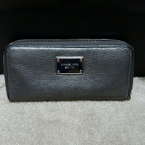 Michael Kors silver wallet